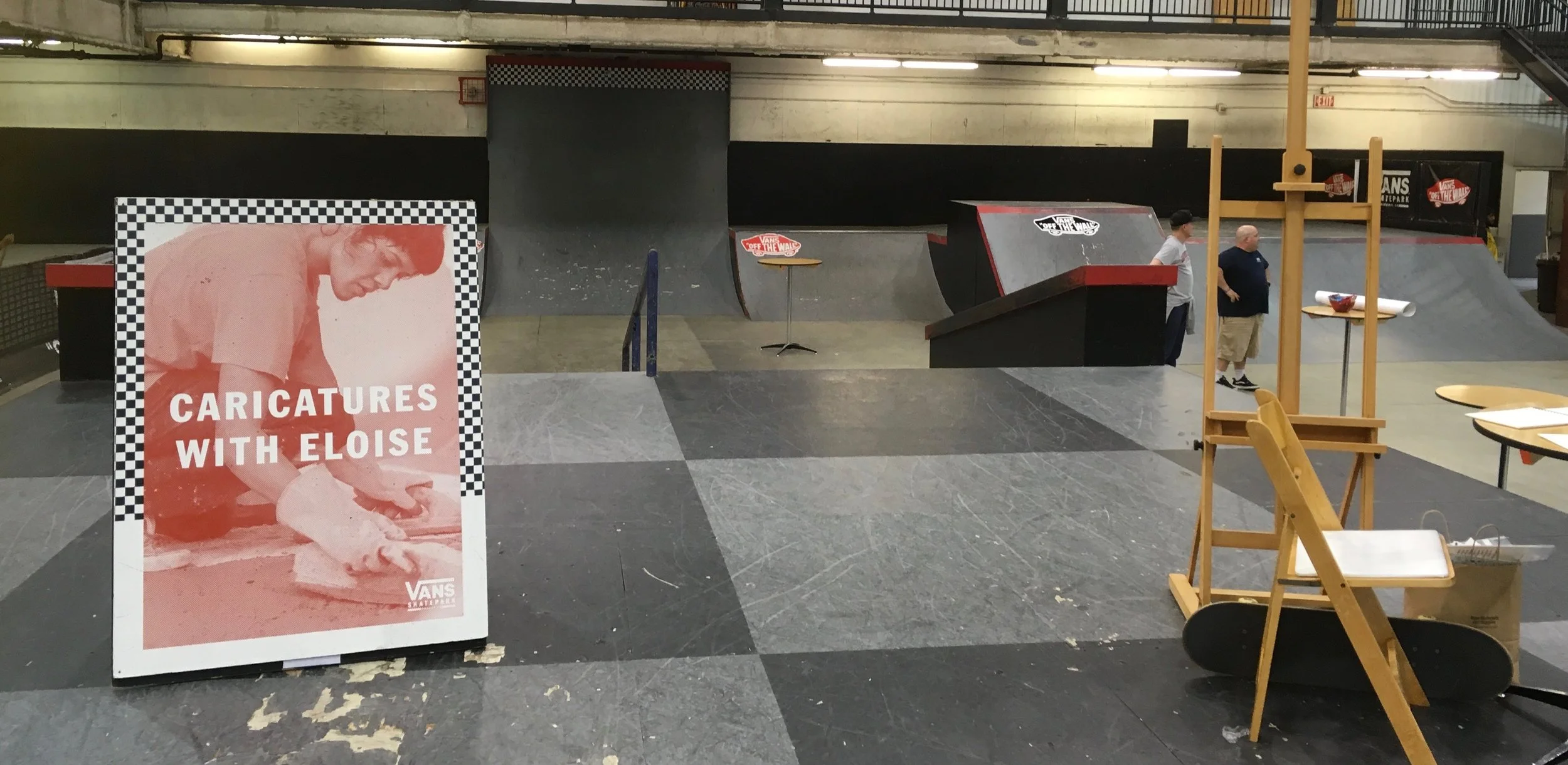Caricatures at Vans Event in Los Angeles, California