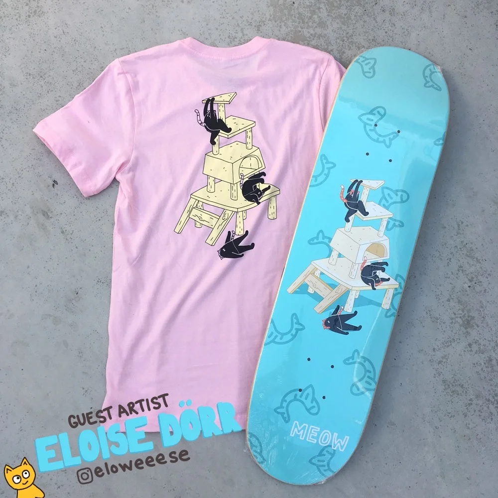 Meow Skateboards Collaboration