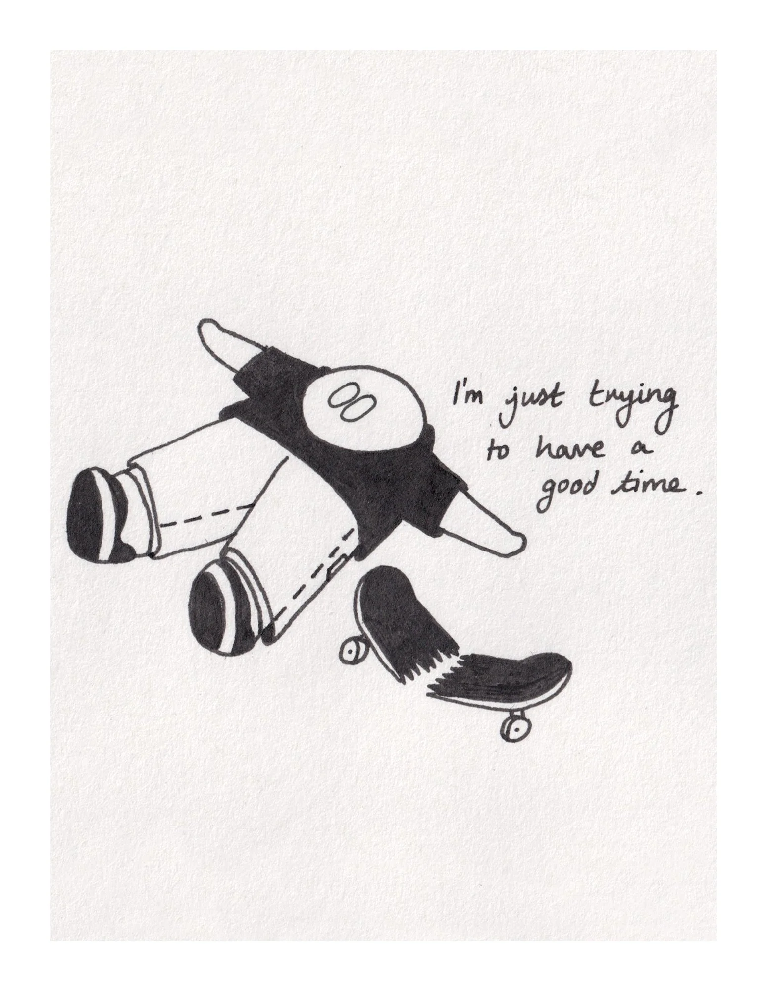 I'm Just Trying - A5 Print