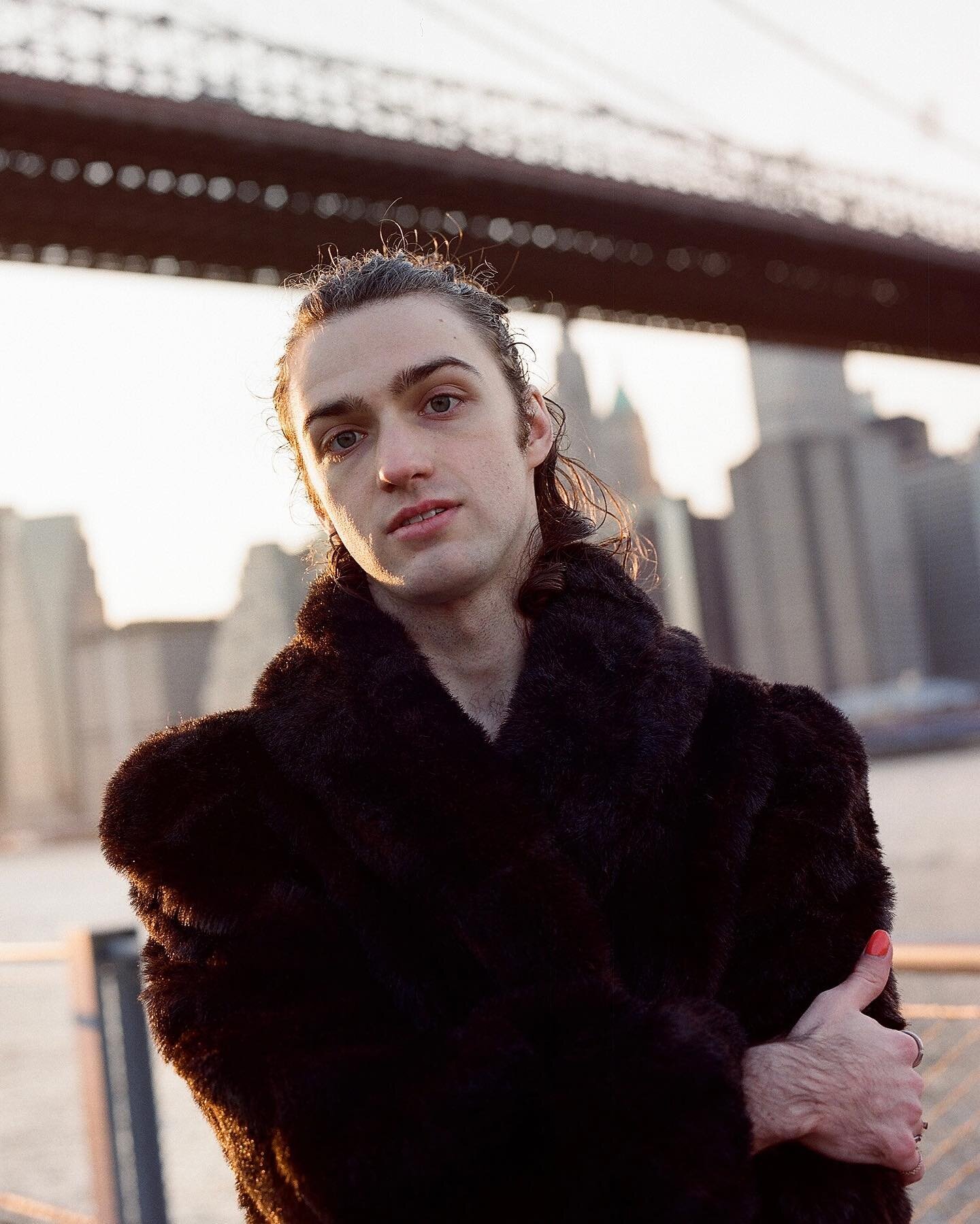 Portraits of @krappymiller for his headshot portfolio - shot on #kodakportra400 
&bull;
&bull;
#nycheadshots #kodak #120film #120mm #bronica #actor #actorheadshots #dumbo