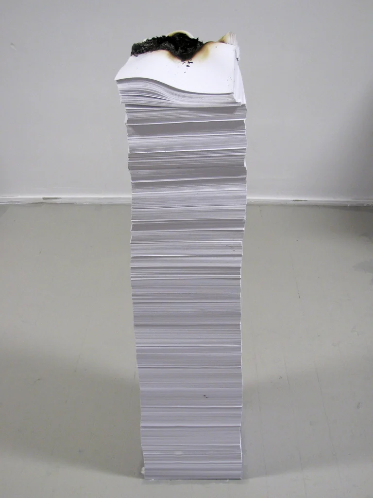 Tales of Former Objecthood, Paper Pedestal, full view