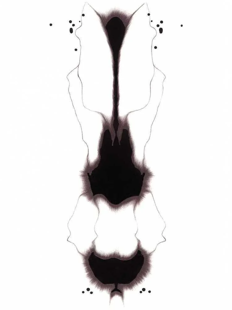 Unicorn, 2016, Nail polish, pen, 250GSM Hot press Stonehenge, 24x18 inches