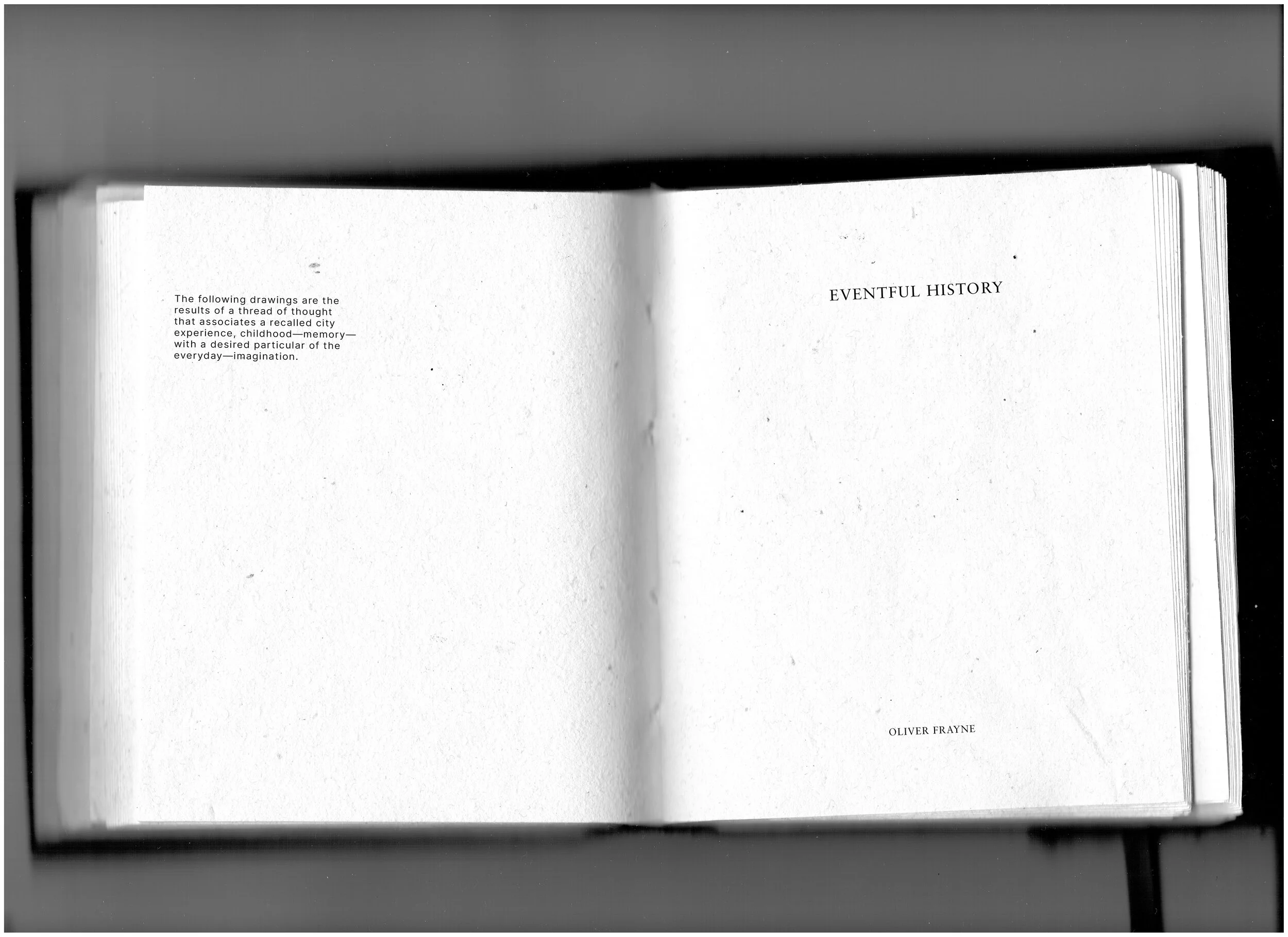 The dweller’s notebook