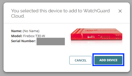 Add Device Screen Shot