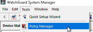 WatchGuard System Manager image