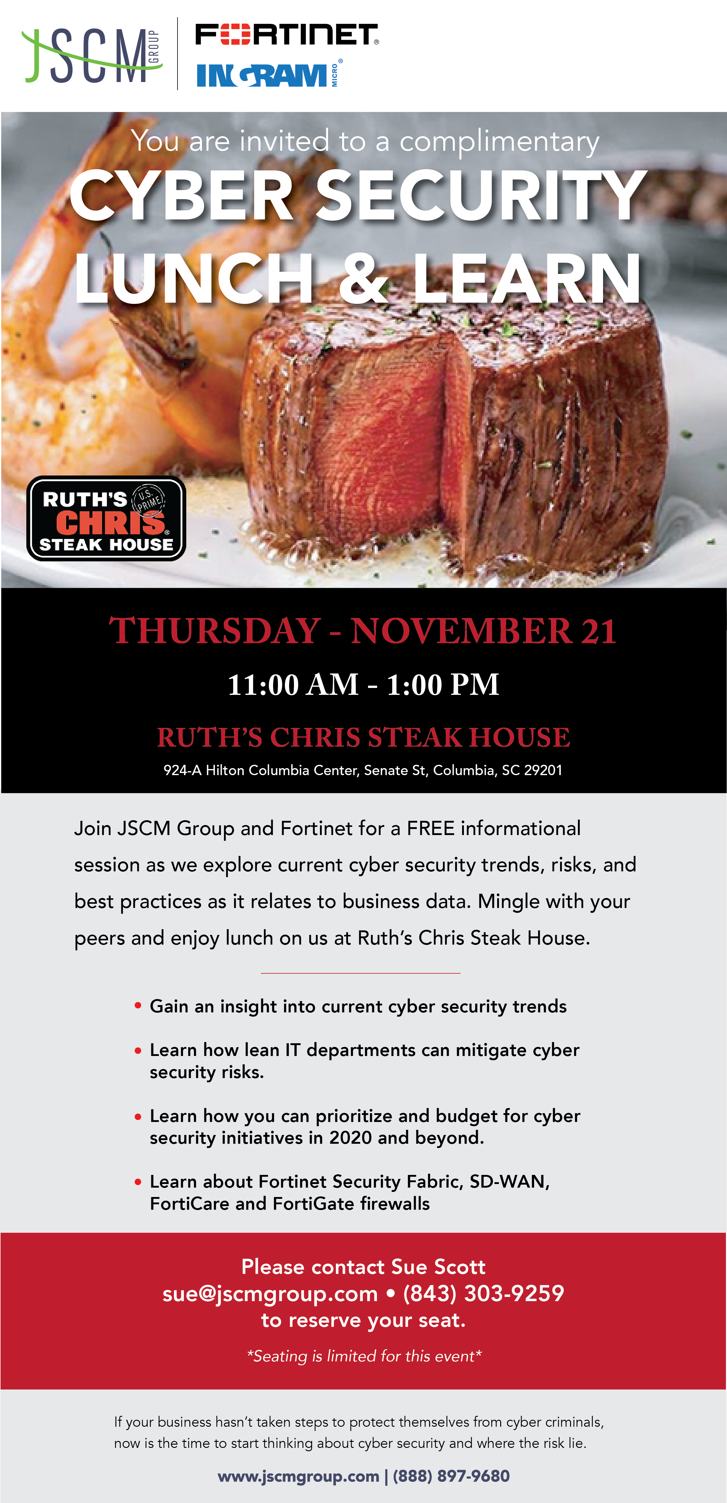 Cyber Security Lunch & Learn Columbia, SC — JSCM Group