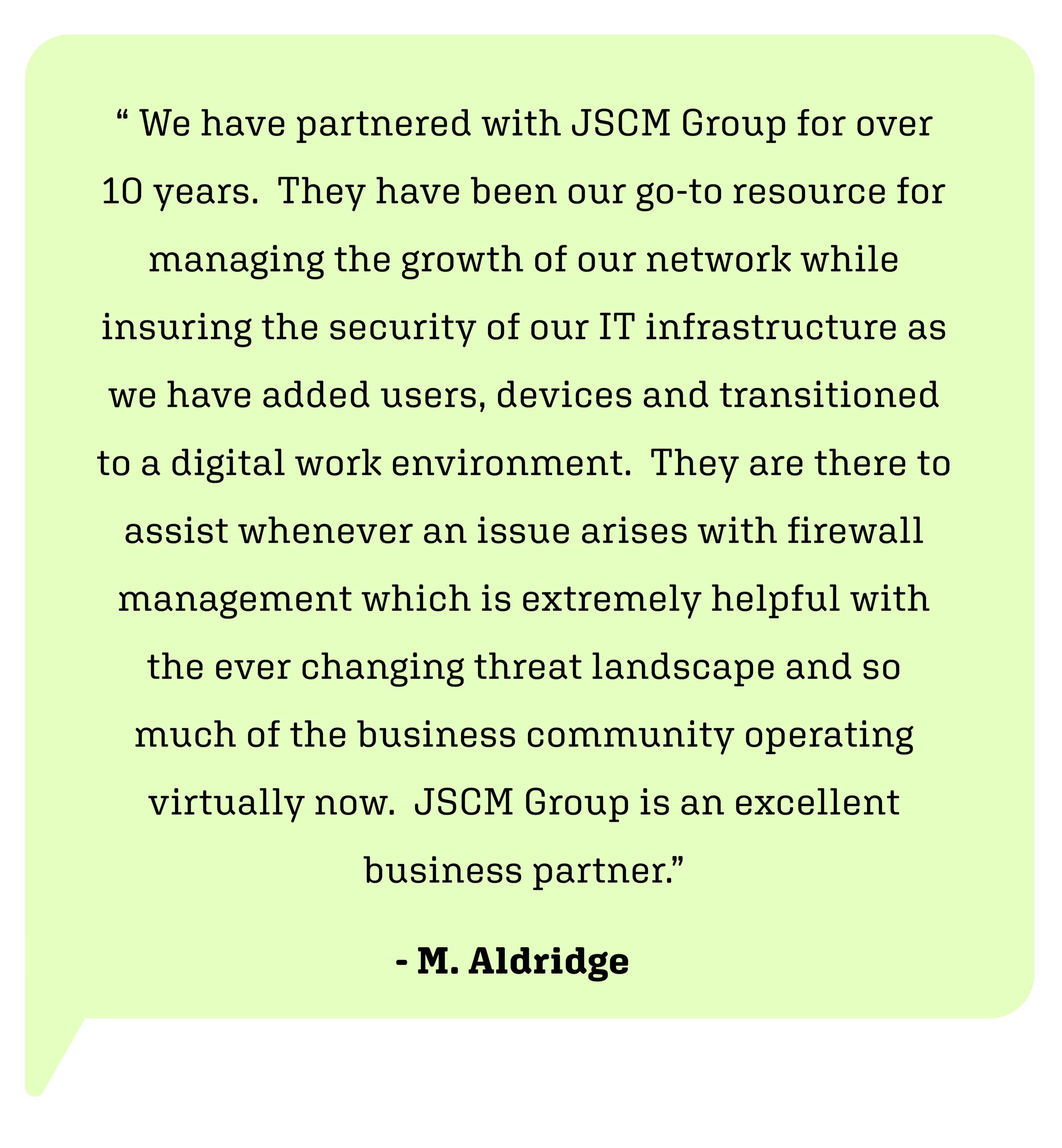 JSCM Group Client Testimonial (Copy)