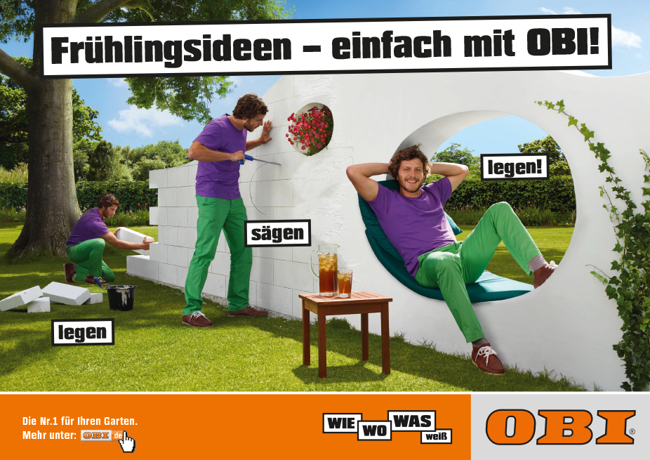 OBI Frühlingskampagne