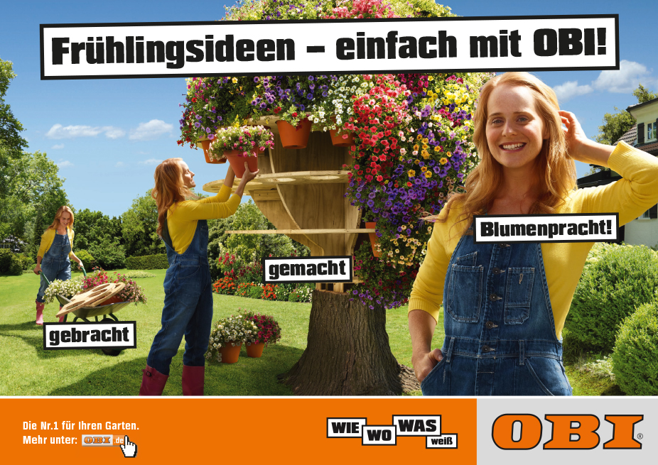 OBI Frühlingskampagne