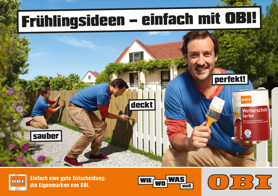 OBI Frühlingskampagne