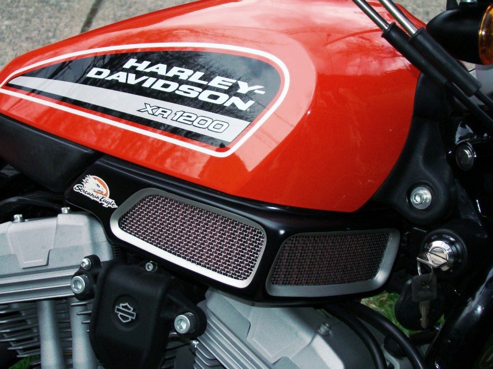  Luchtfilter  voor een Harley Davidson. 