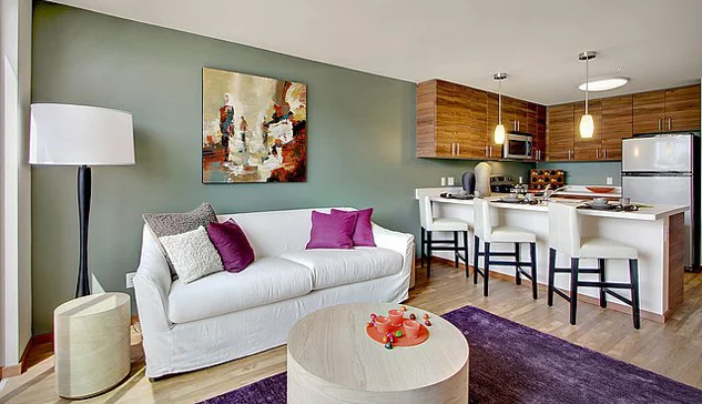 The Station at Othello Park apartments (Seattle) — 29 pieces commissioned by LAIR Design, Seattle: www.lairdesign.net — model home