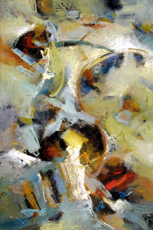 "Gracious Plenty" Oil & Mixed Media — 60" x 40"