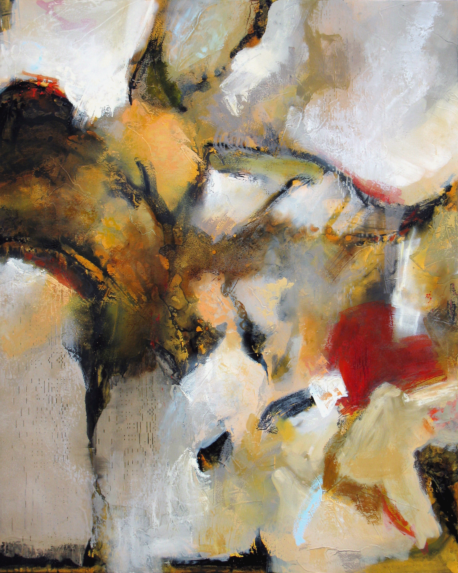 “Sequential” 60 x 48 in. — oil & mixed media