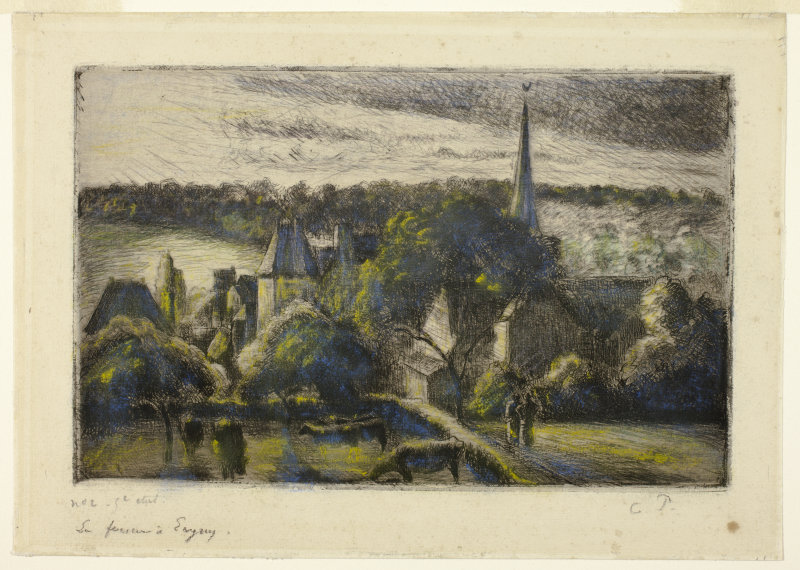 Camille Pissarro | Church and Farm Éragny | 1895