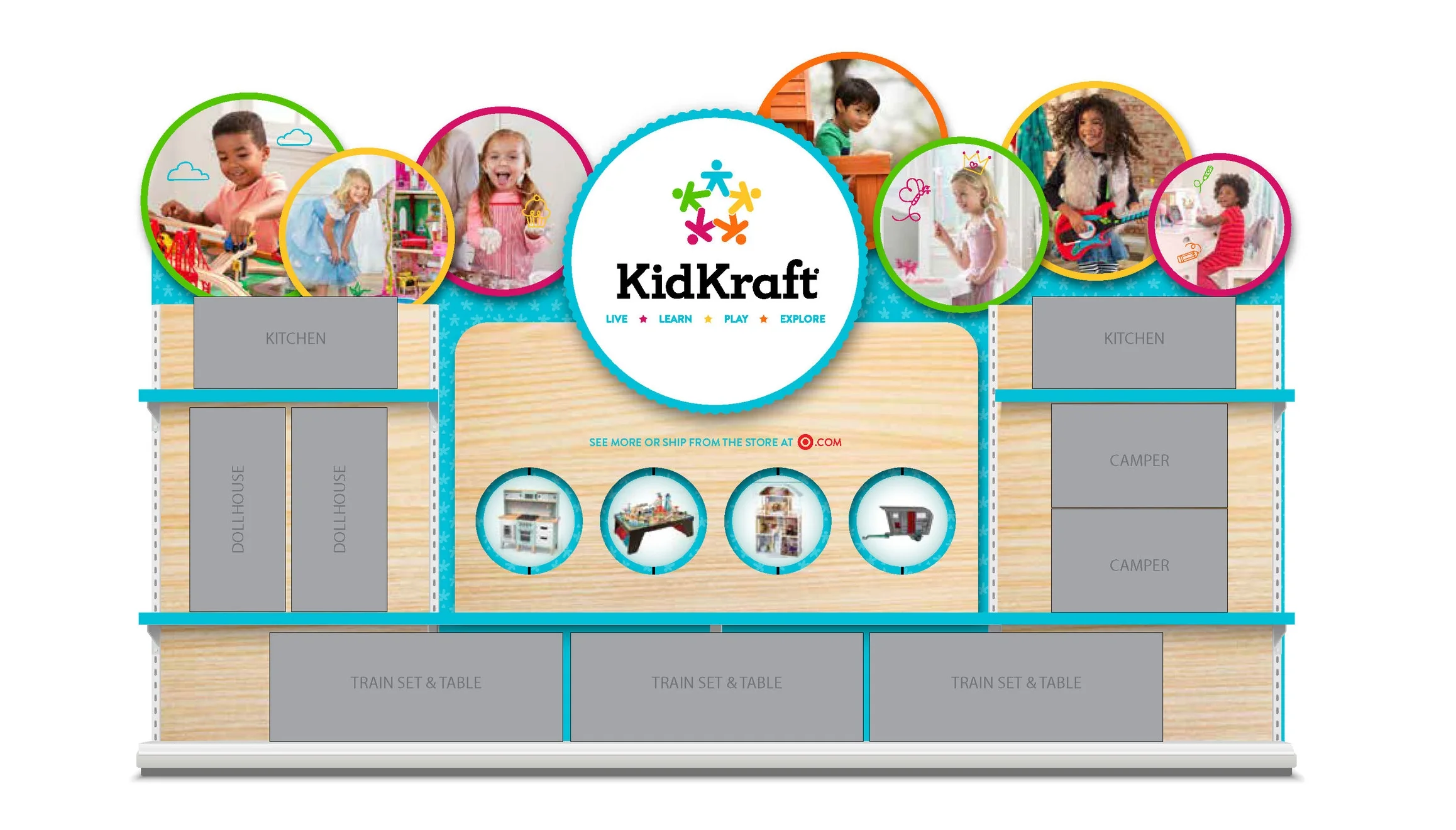 KidKraft Toy Display Concept for Target