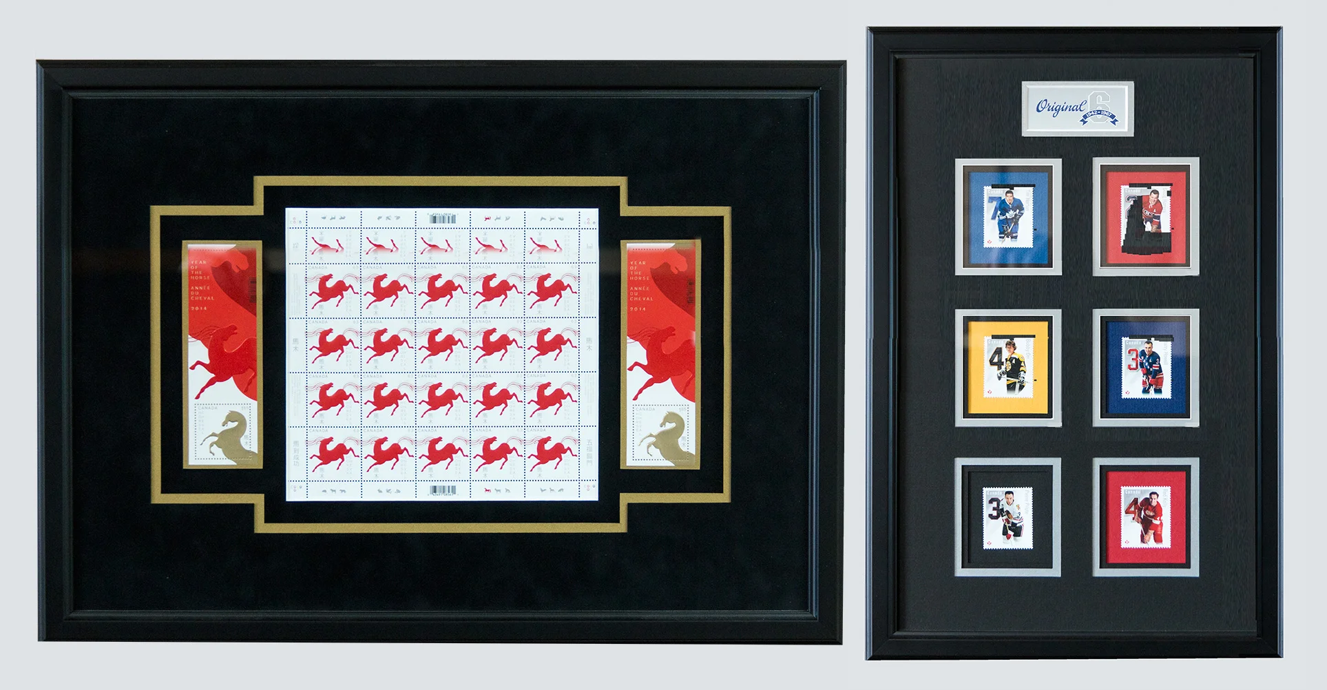 Stamp and Hockey Card Collection