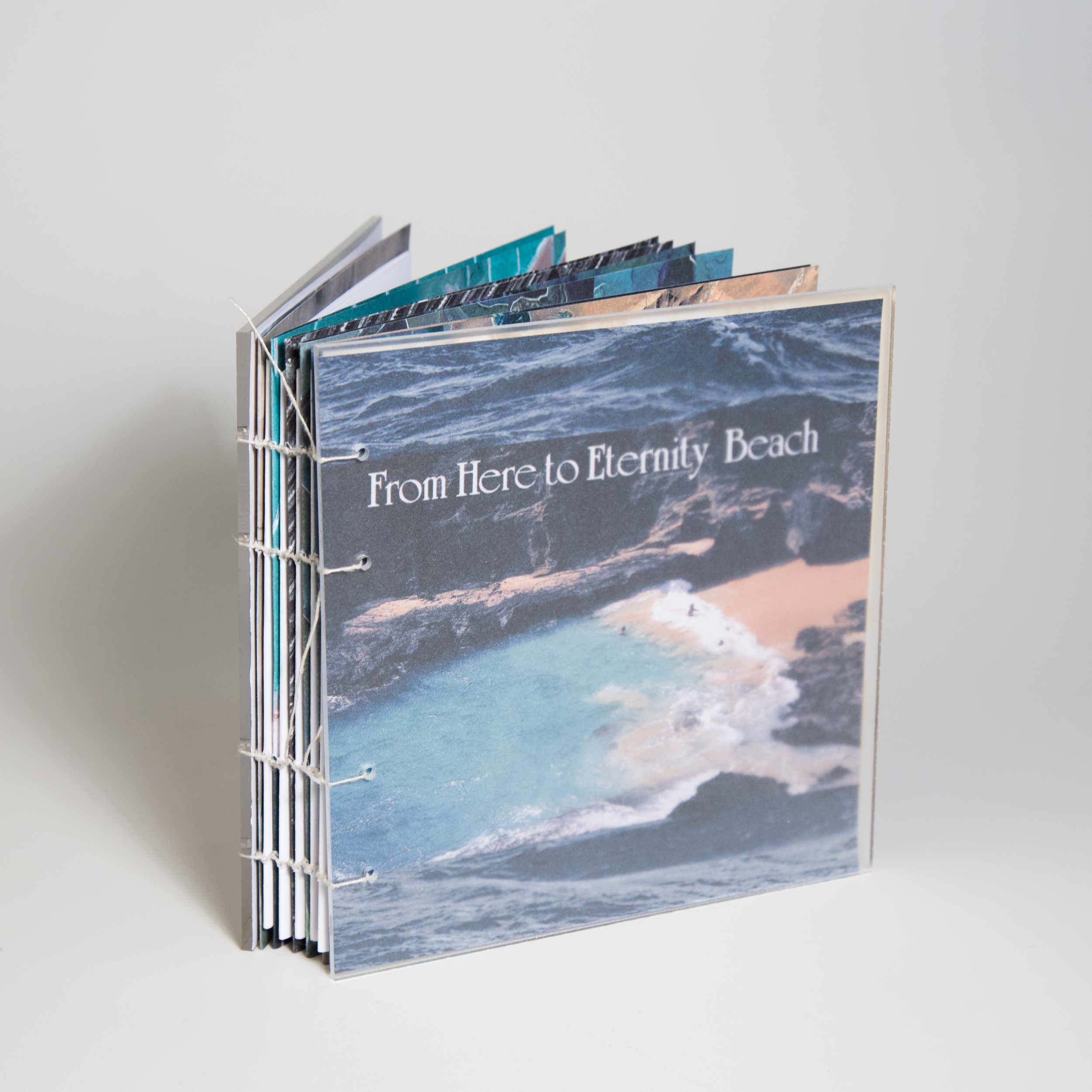From Here to Eternity Beach Found photographs & photo-manipulation, hand bound artist’s book