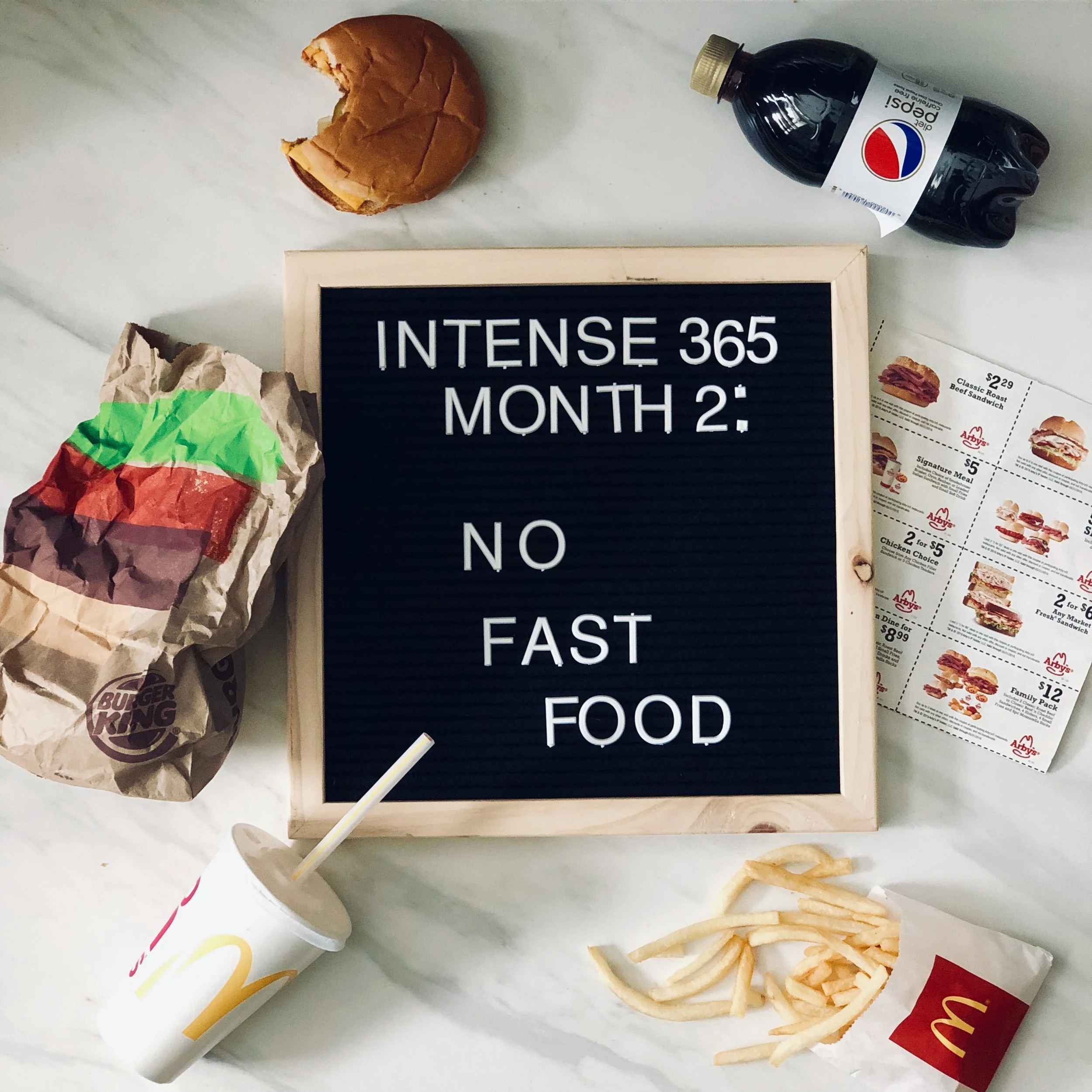 Intense 365 Month 2: No Fast Food