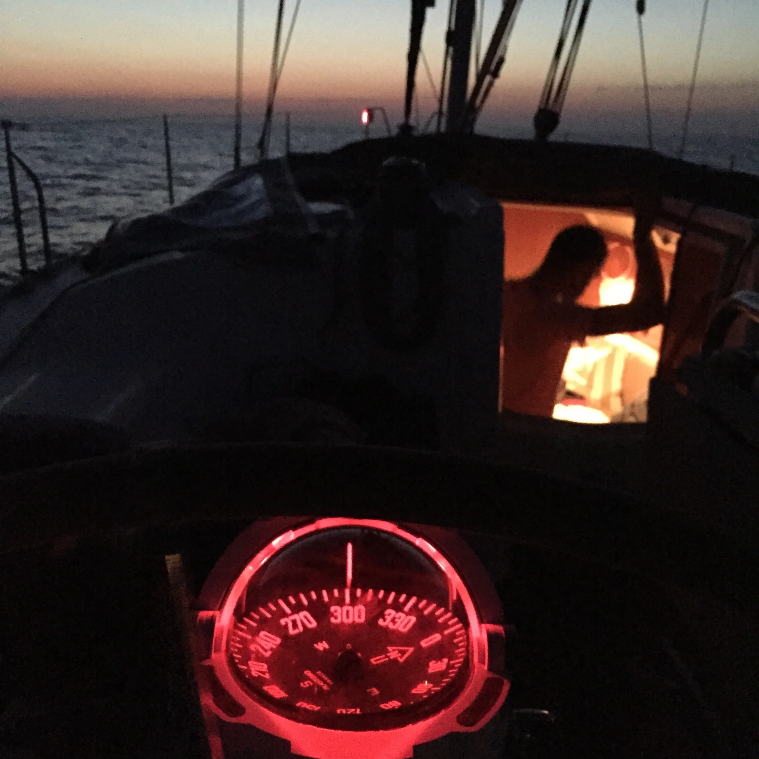 300 degrees in the dark; Night passage Girolata to St Tropez
