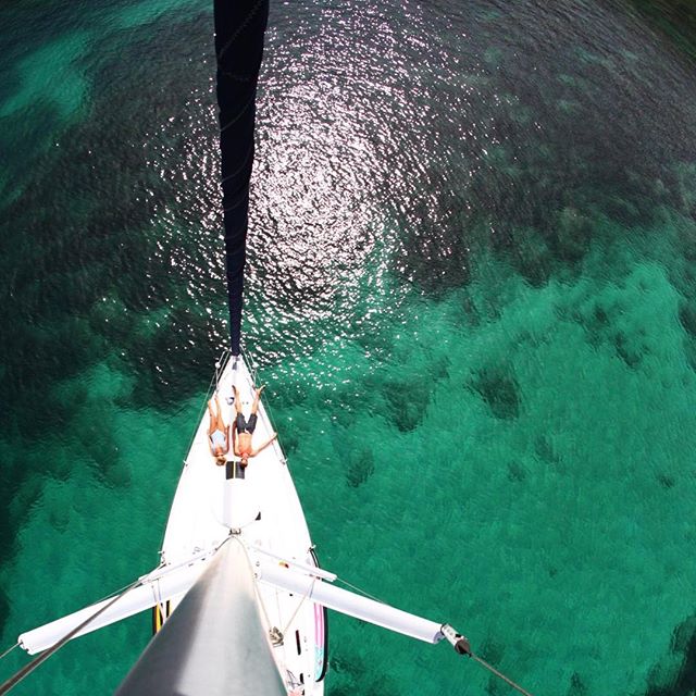 Tell me, what is it you plan to do with your one wild and precious life?  We're back in the game team... Sorry we've been away!  #roamingspirit #wanderlust #captainandcharlie #birdseyeview #mediterranean #sailor #backinthegame #roam #atravellerslife 