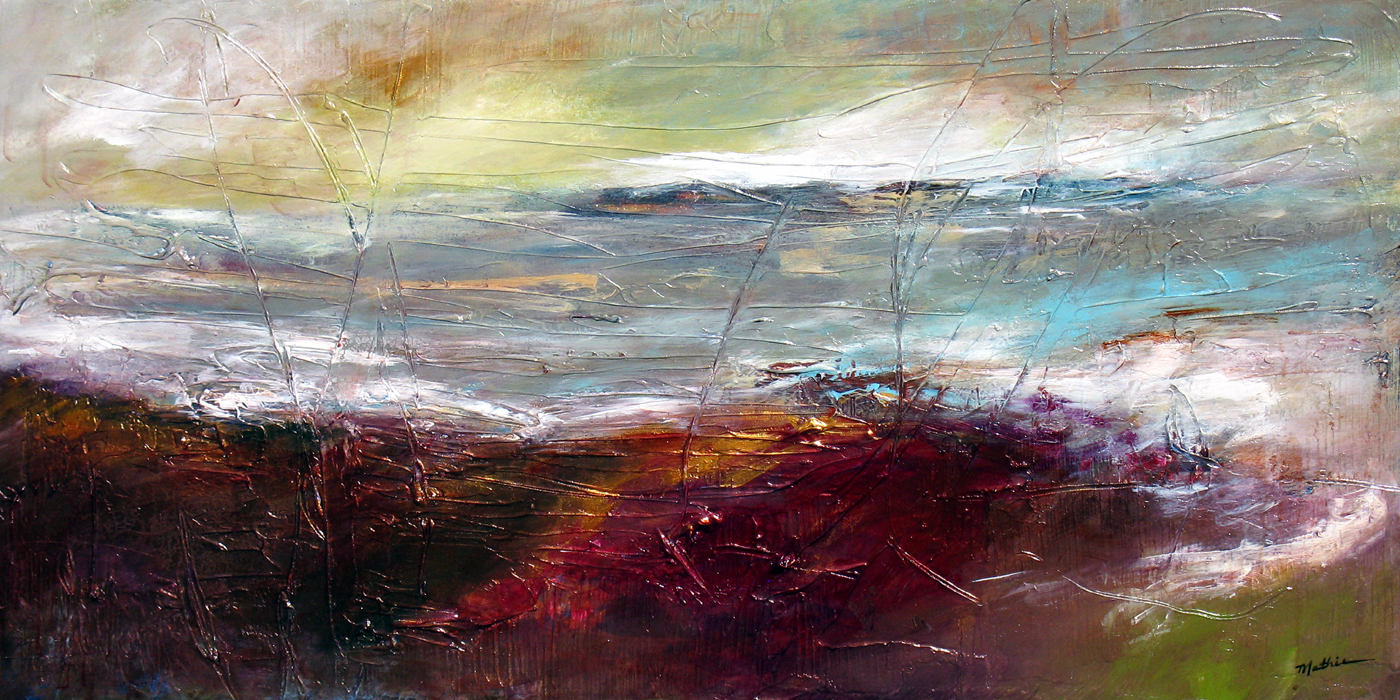 "Cranberry Coast," 24 x 48 inches, *SOLD