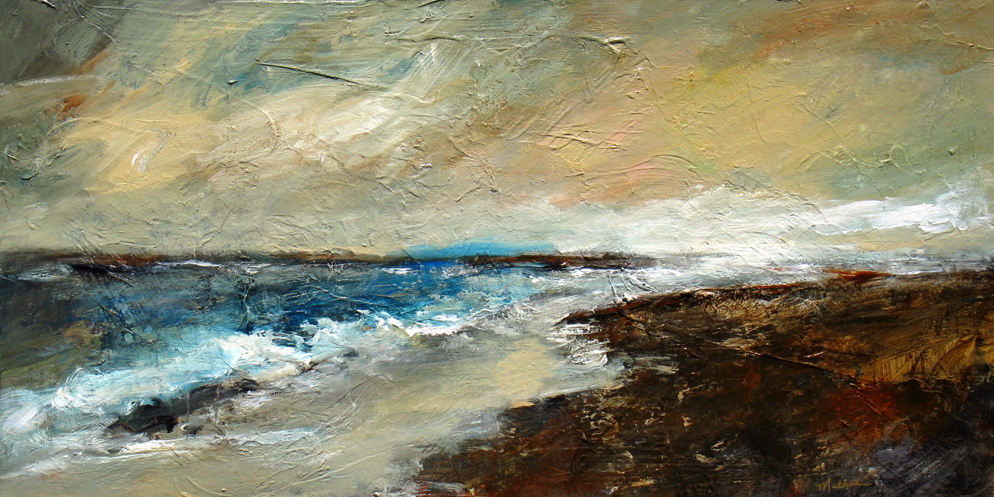 "Equinox Tide," 24 x 48 inches, *SOLD