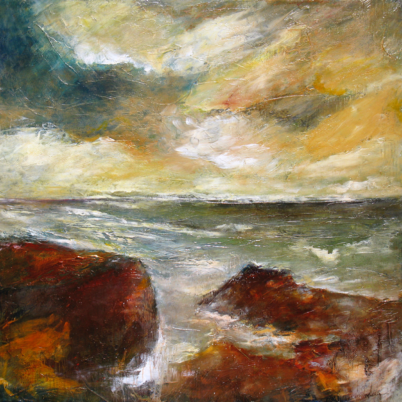 "Red Rocks," 48 x 48 inches, *SOLD