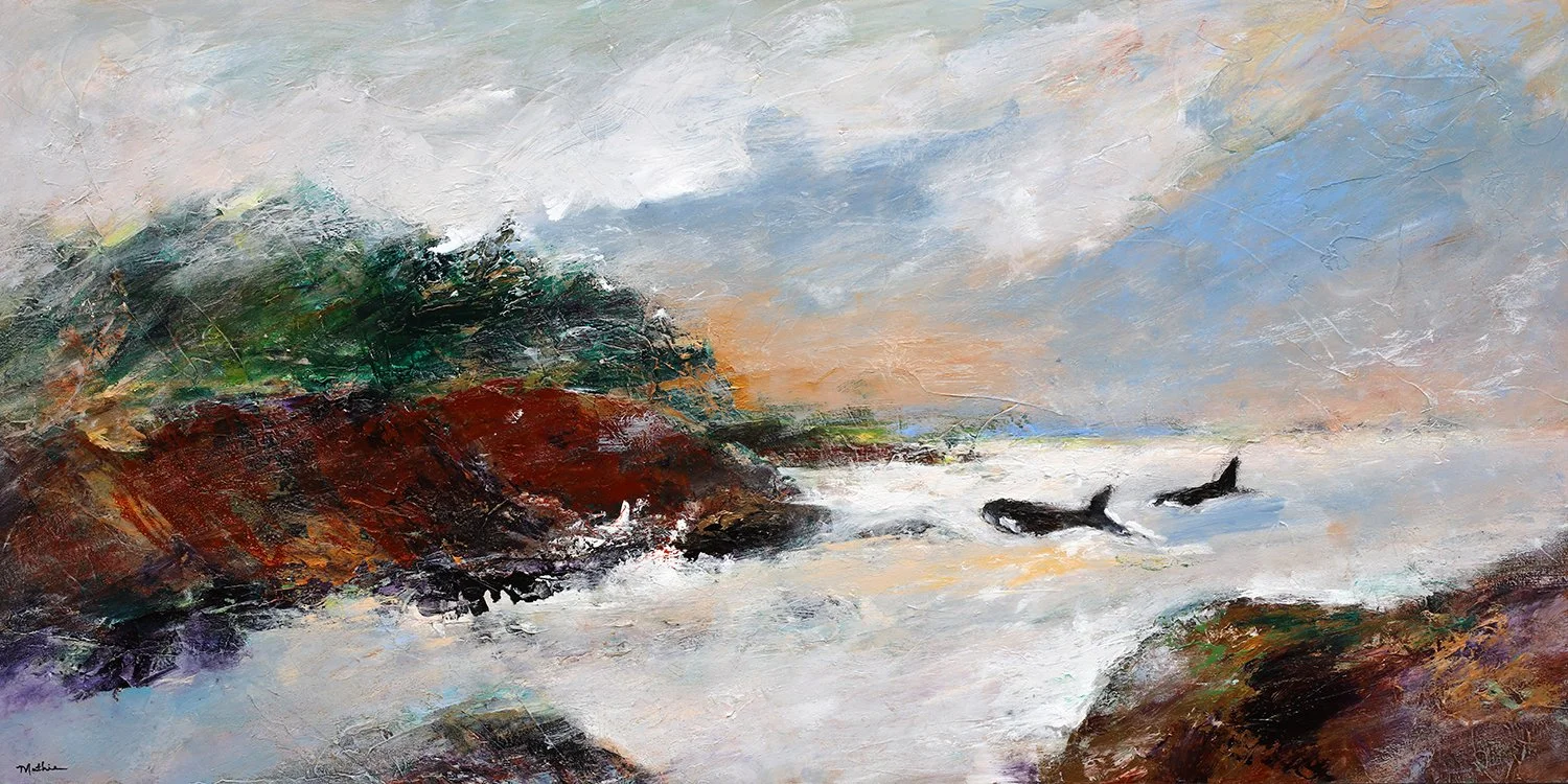 "Lost In Thought by the Sea"
