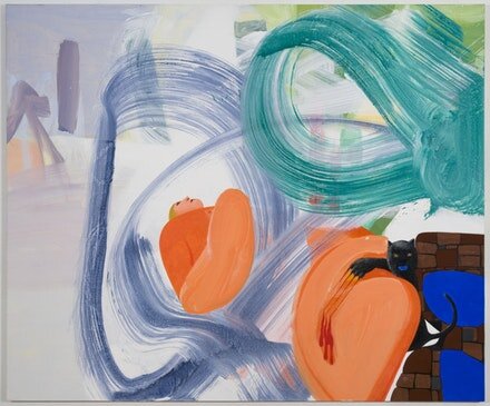 David Humphrey,  Scratcher,  2008-2012, acrylic on canvas, 60 x 72 inches Courtesy of Fredericks & Freiser