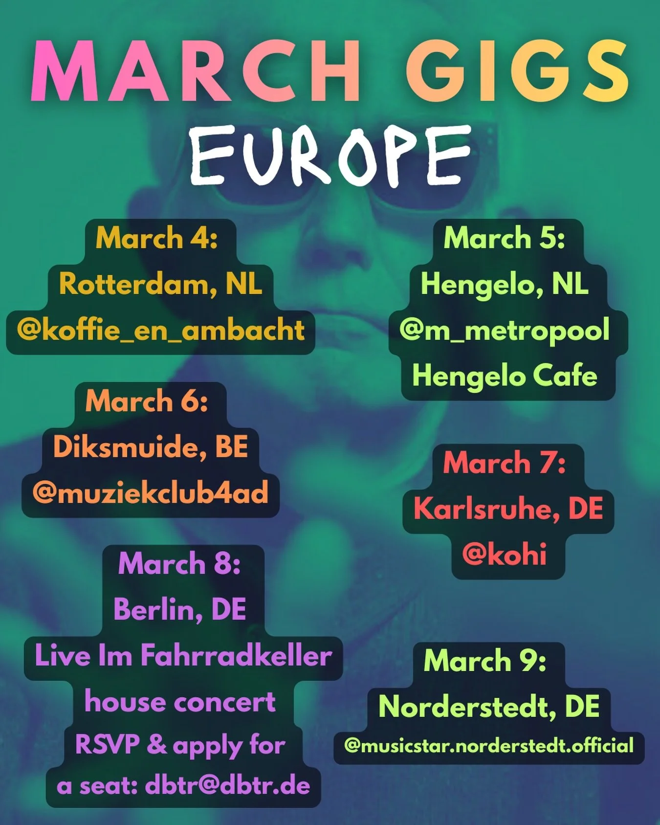 (1/3) EUROPE TOUR - tickets and details link in bio