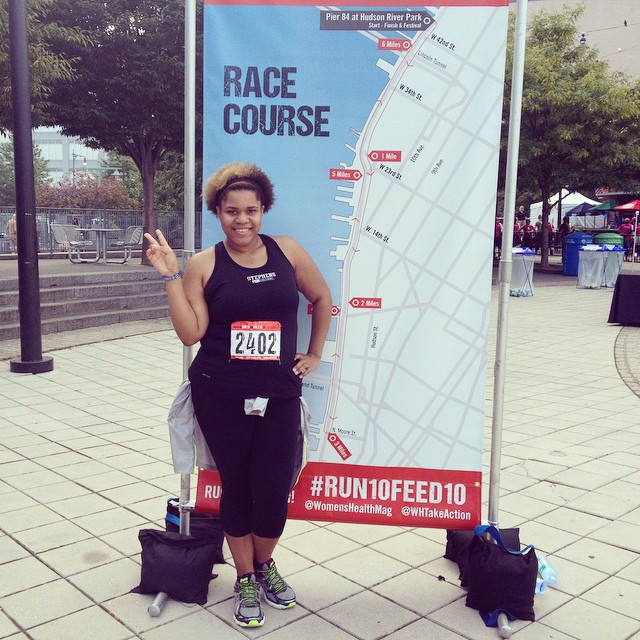 At the NYC Run 10 Feed 10
