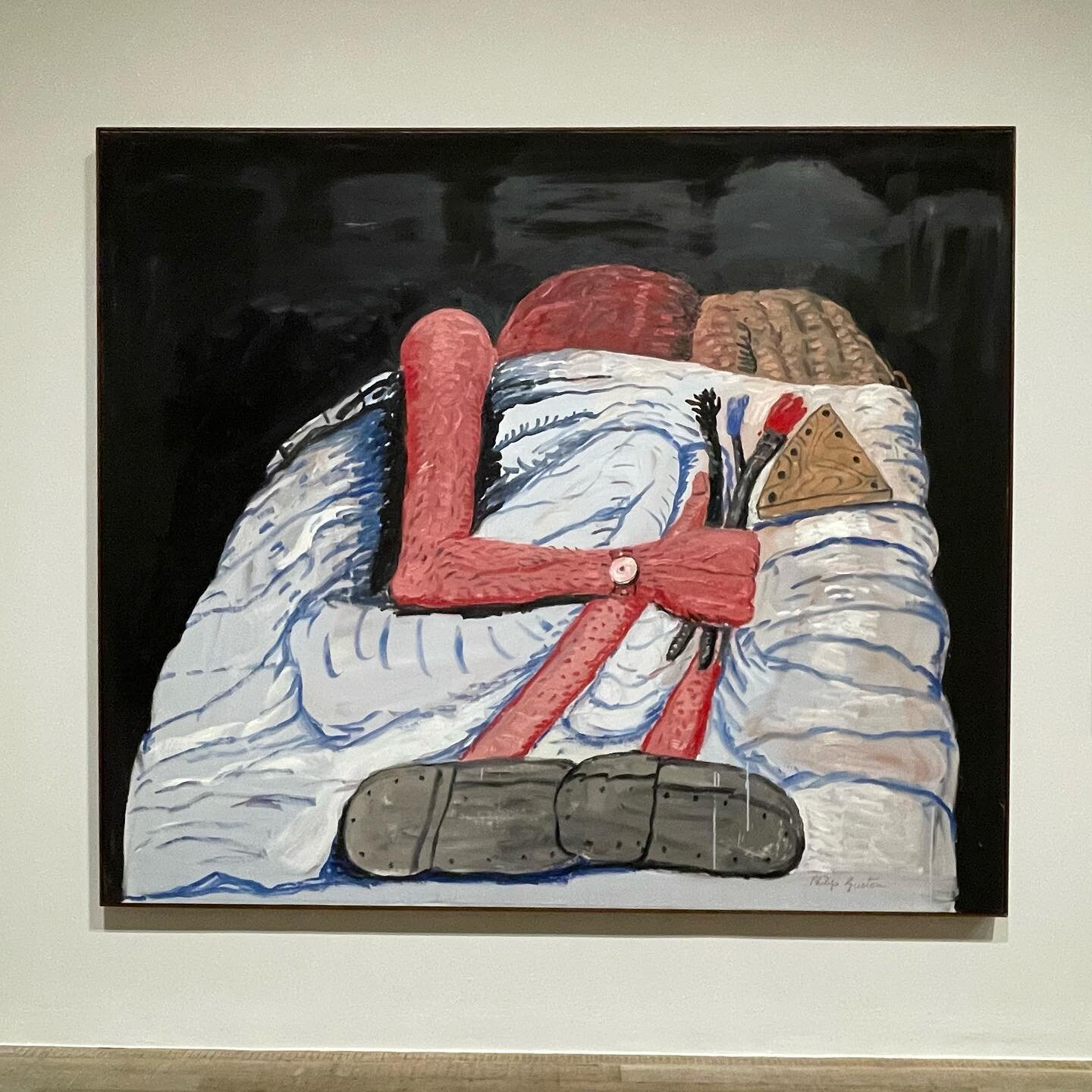 Another major highlight from our trip to London was seeing the Philip Guston retrospective at The Tate.  We love to see multiple touring venues when possible (we saw the exhibition at the Boston MFA) and appreciate the ways in which each institution 