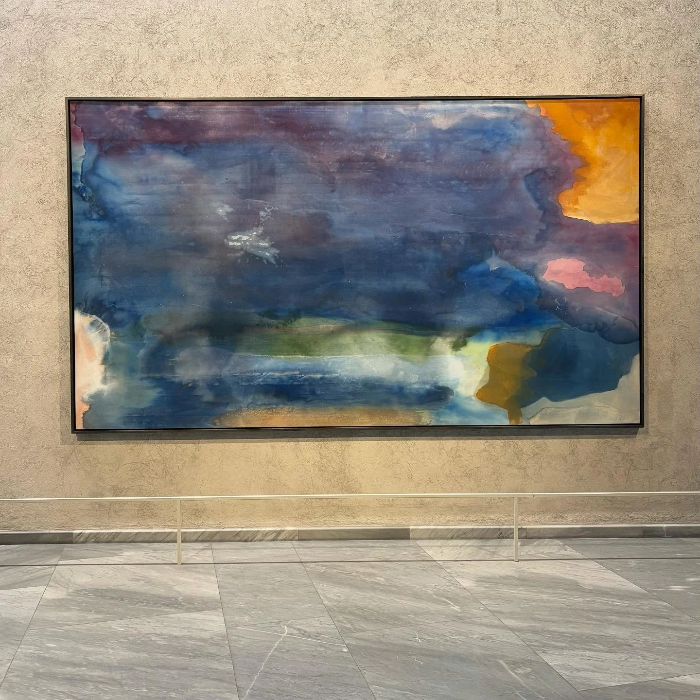 We&rsquo;re thinking ahead to the Fall season and looking forward to seeing the Helen Frankenthaler presentation at MoMA in October.  Until then, we saw this beauty at the Kunstmuseum Basel in June:

Helen Frankenthaler, &lsquo;Riverhead,&rsquo; 1963
