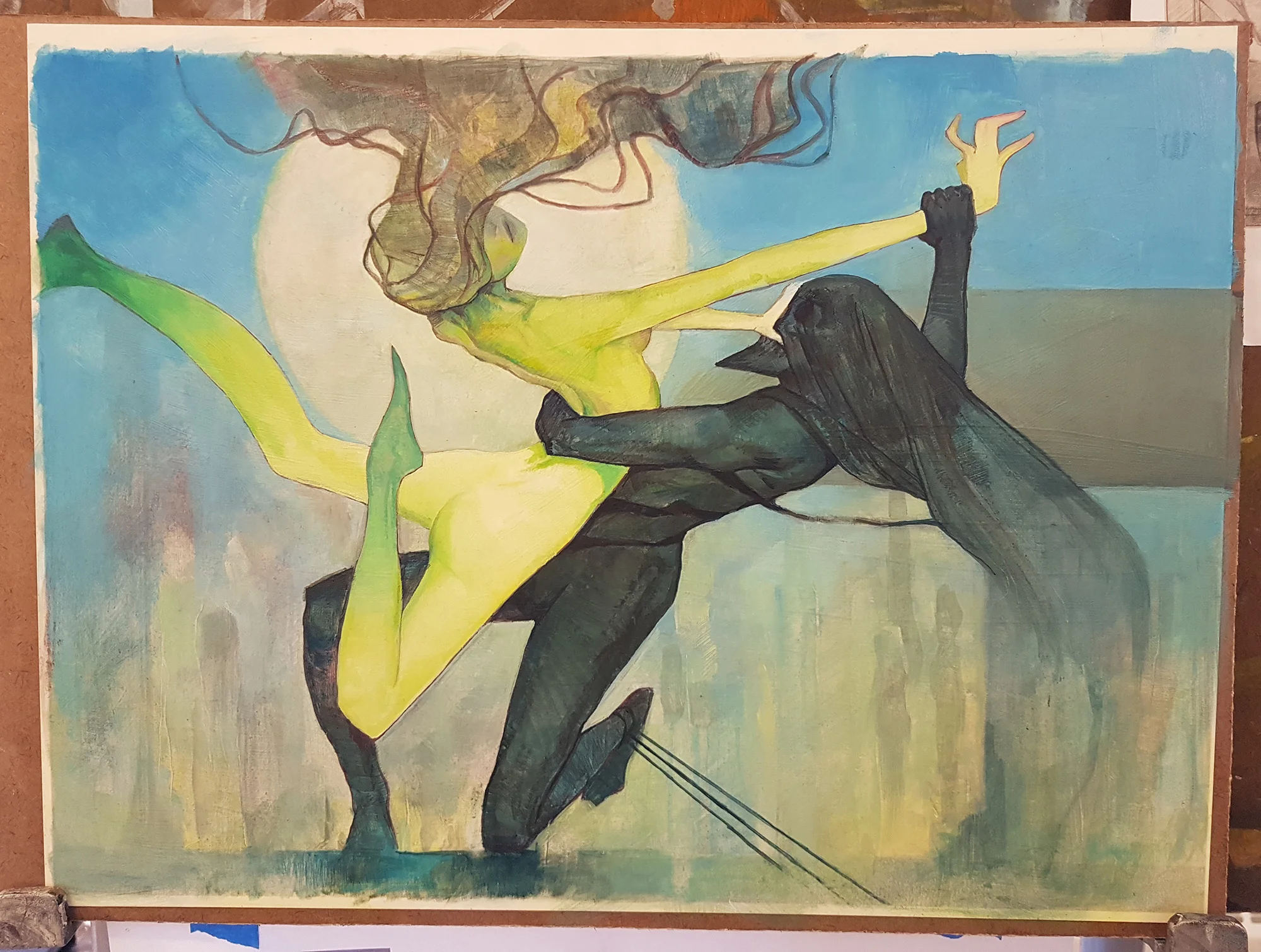My final stage of painting reached at the IMC... to be finished shortly. 