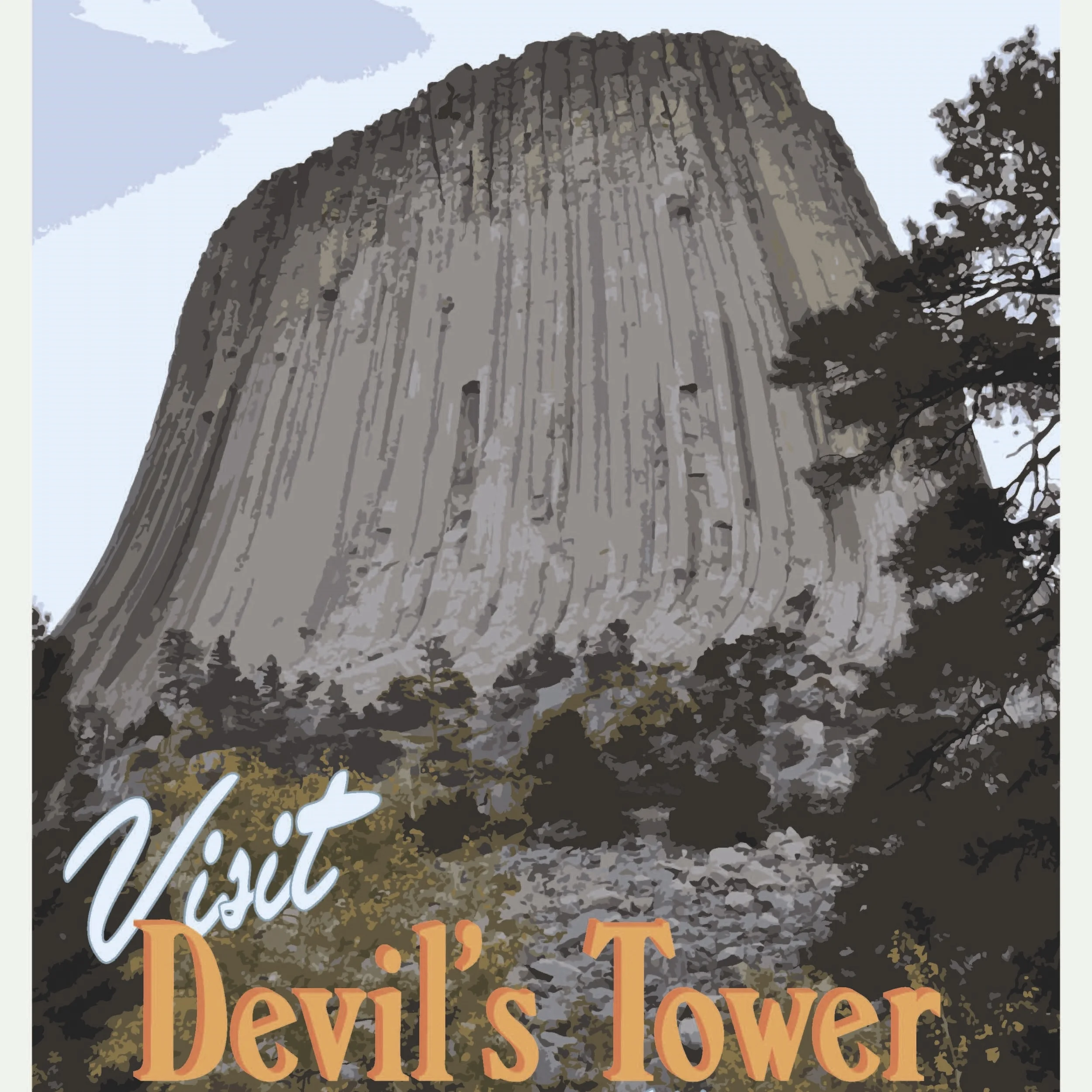 Devil's Tower Poster