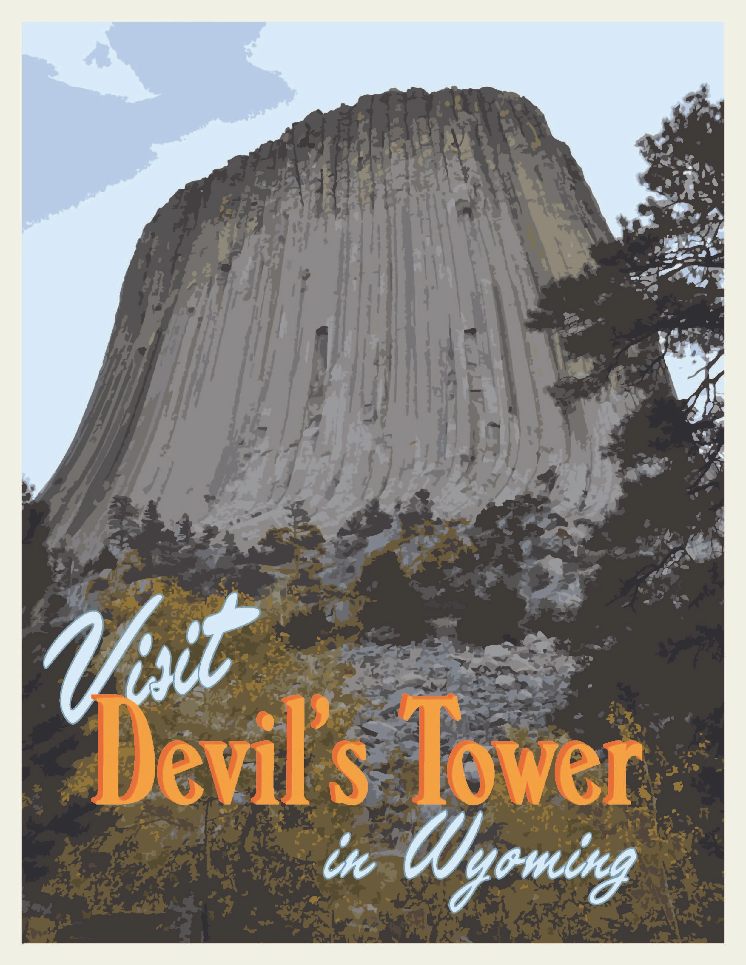 Devil's Tower Poster
