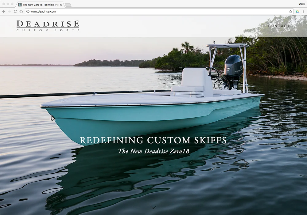 New Site for Deadrise Custom Boats