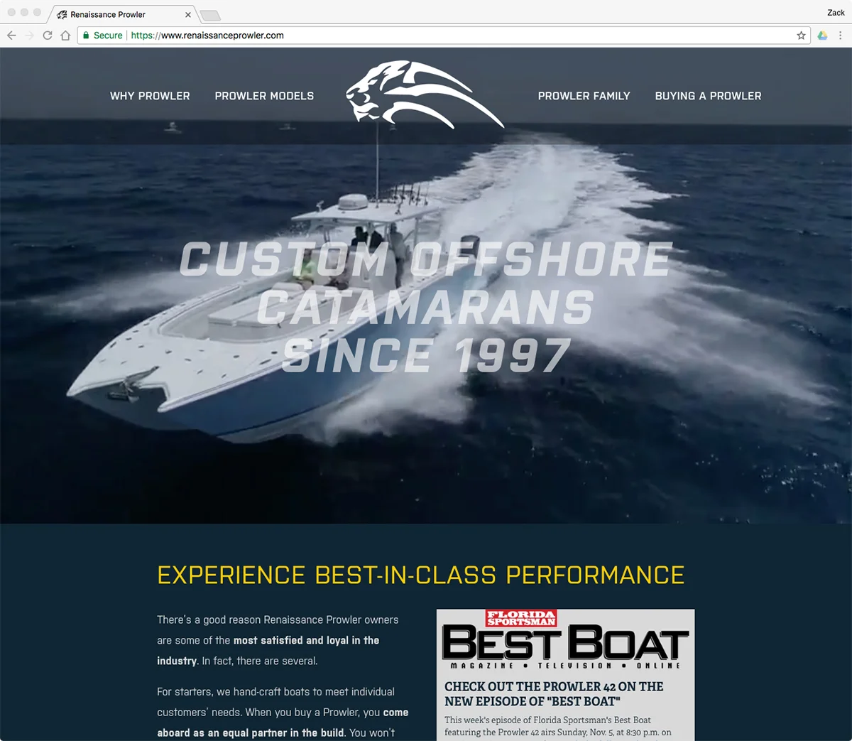 New Site for Renaissance Prowler