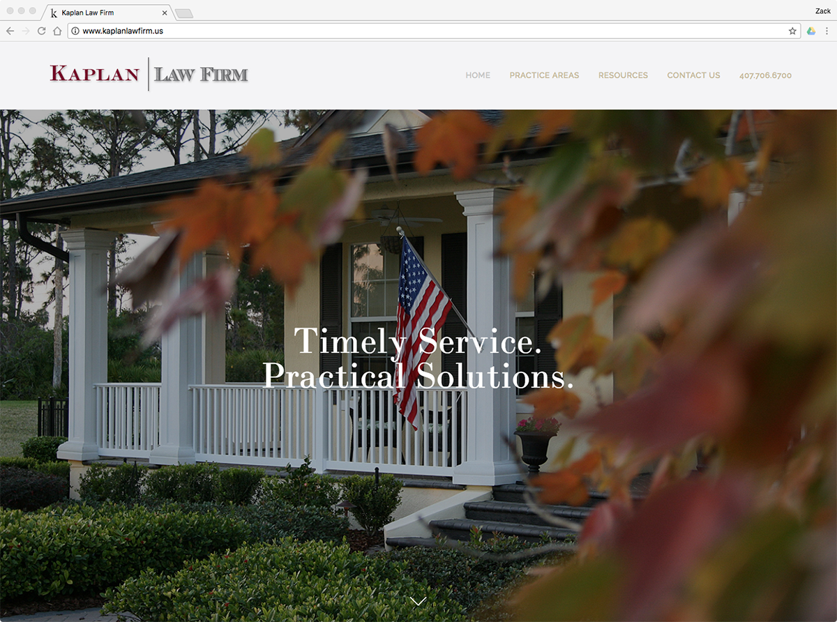 Another Law Firm Site