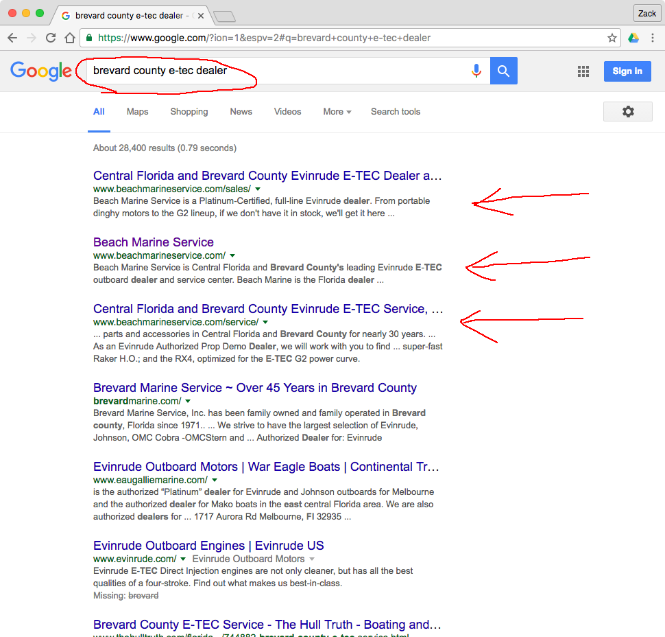 Search Results