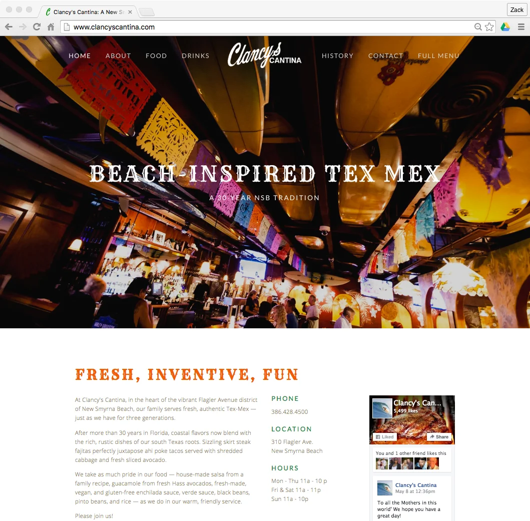 Clancy's Cantina Is Live