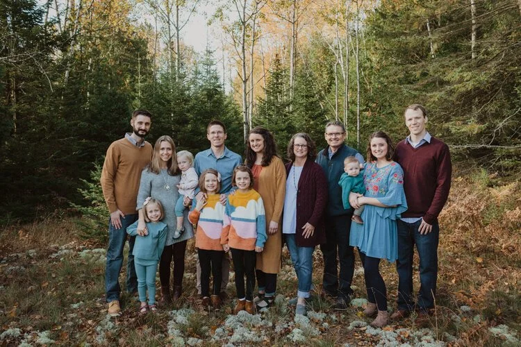 Autumn Extended Family Portrait in Door County