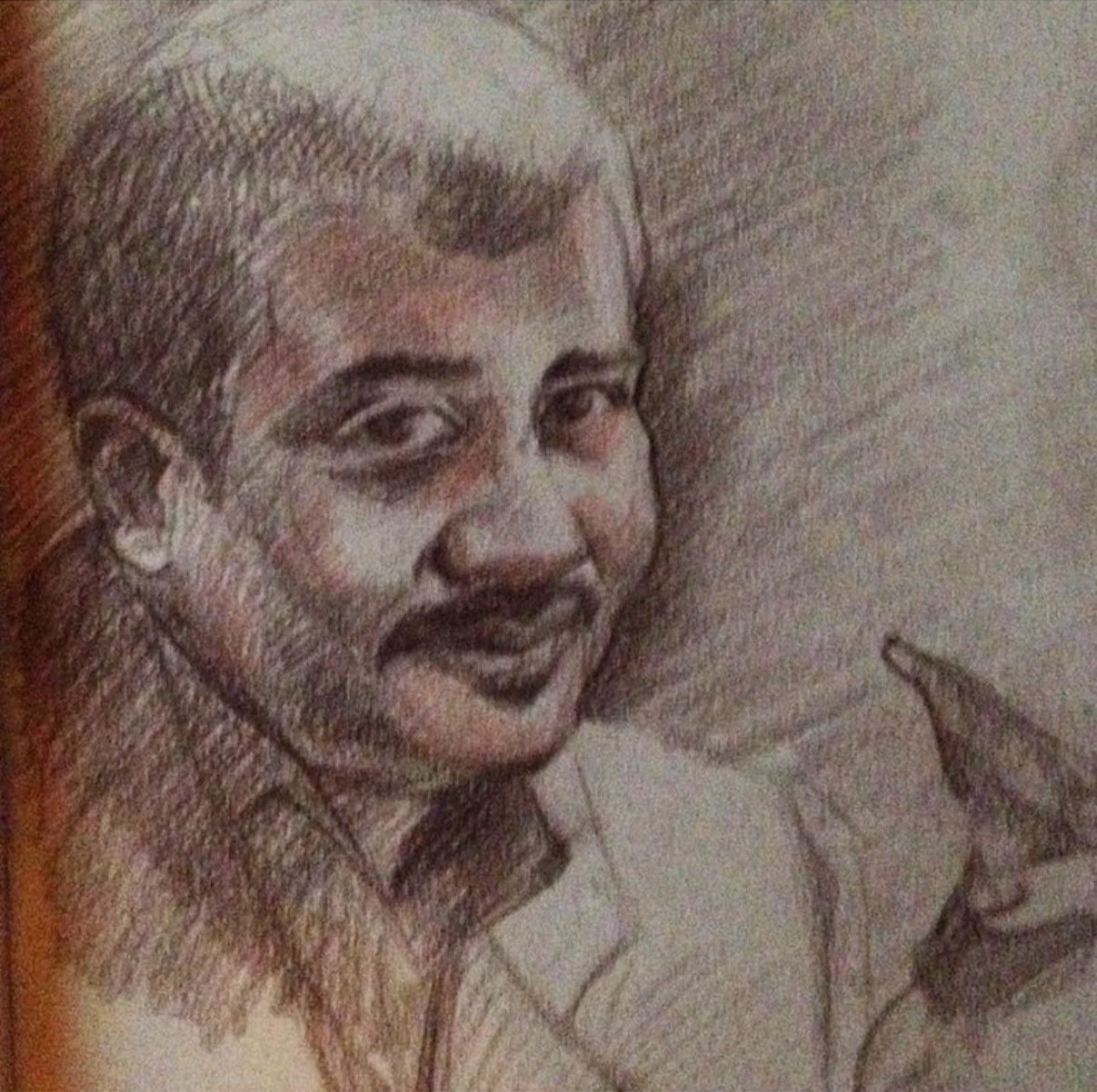 Coloured pencils on paper