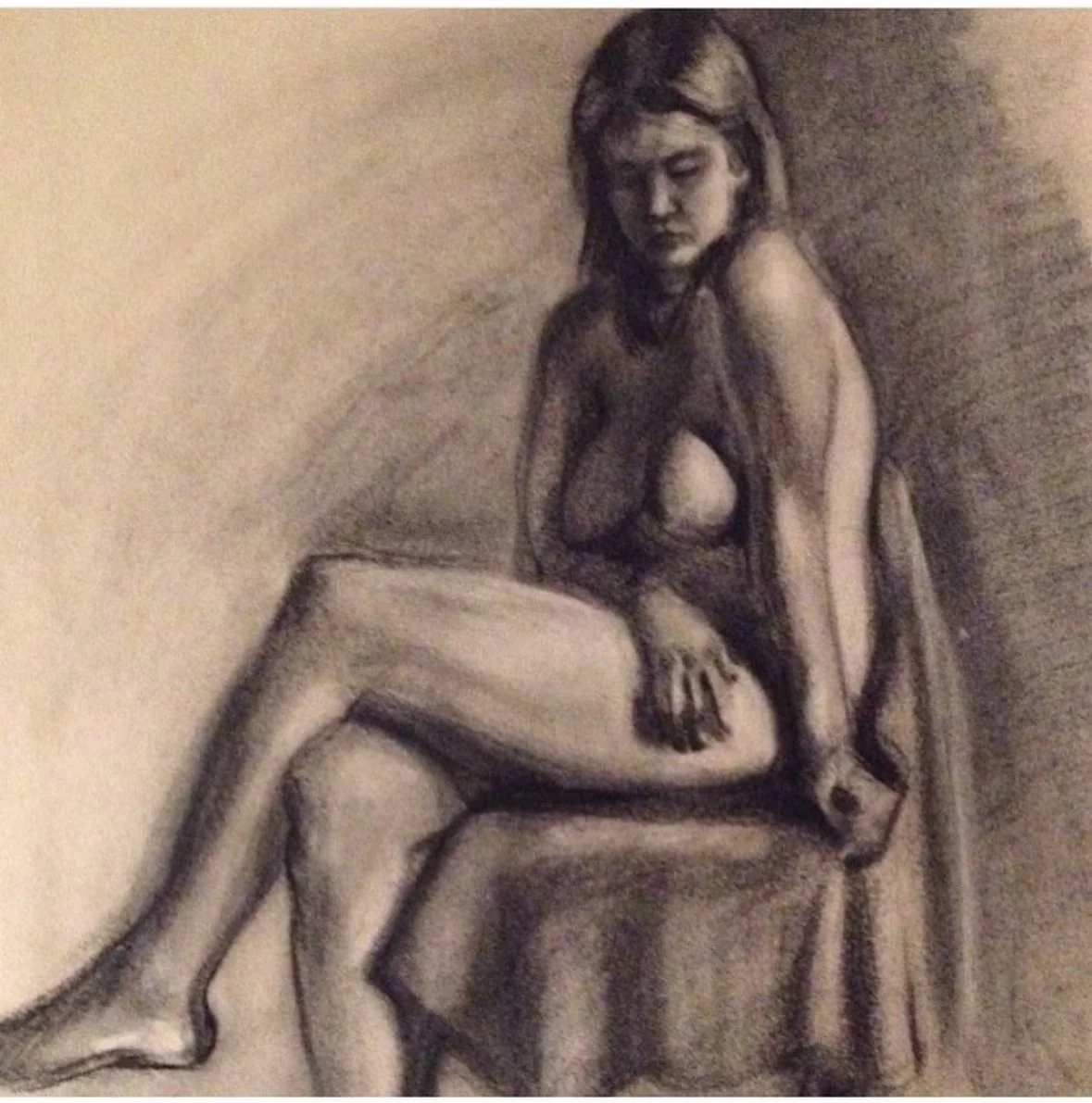 Charcoal on Tonal paper