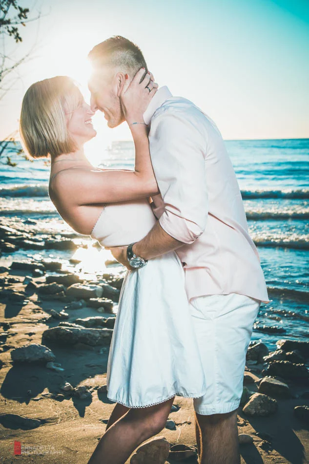 Evanston Beach Engagement Session