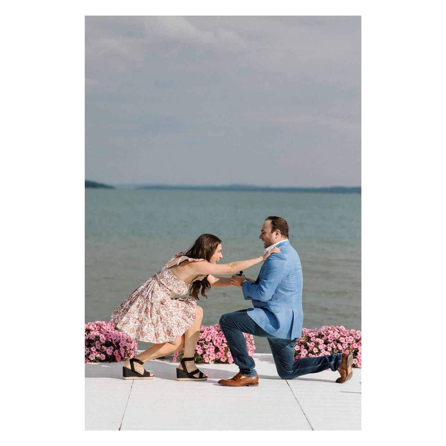 A couple weeks ago I had to disguise myself as a jet-ski repairman to capture Nicholas proposing to Stephanie on his family&rsquo;s dock. Check out the photos on @thetodayshow this morning! Congrats, Stephanie and Nicholas 🍾