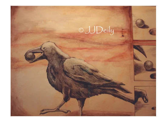 Raven Playing Golf part 1