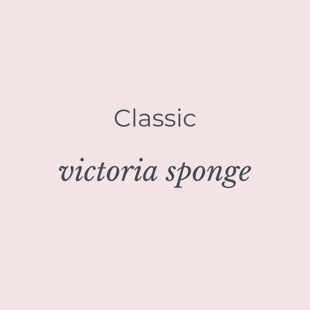 Classic Vicatoria Sponge
