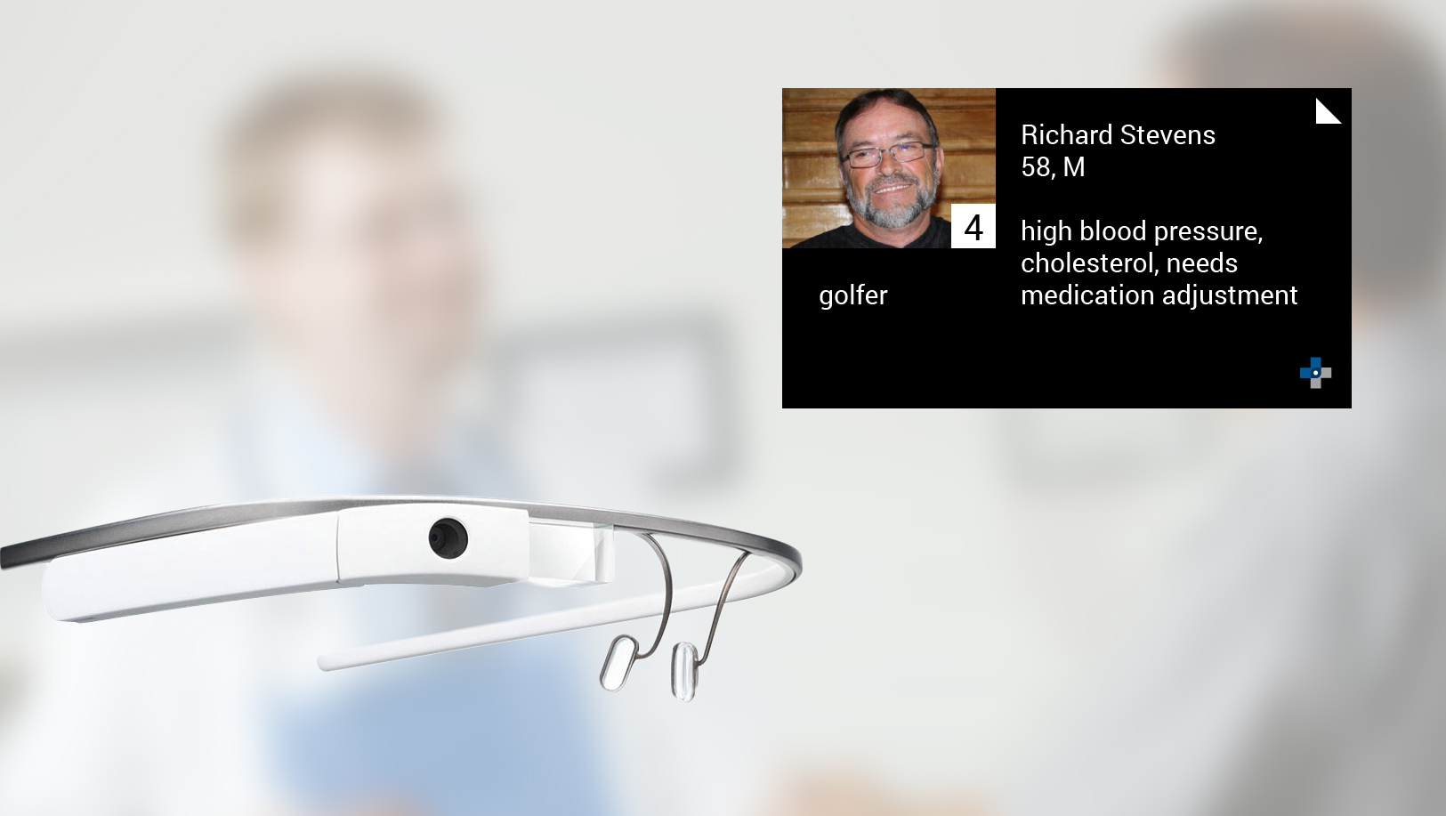 An application for Google Glass
